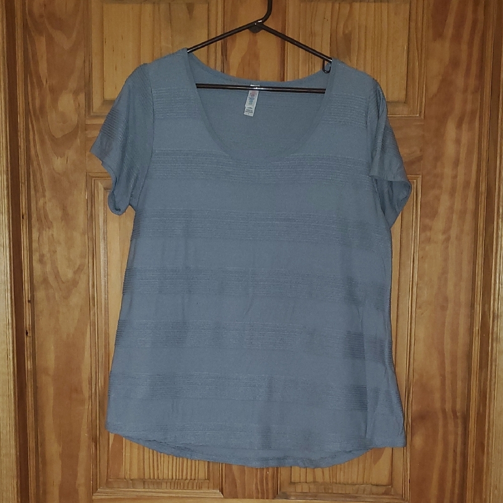 LuLaRoe Grey Short Sleeve Relaxed T-Shirt